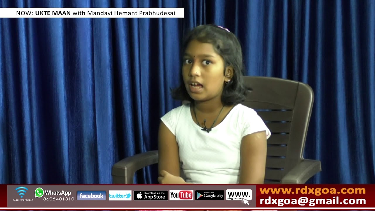 UKTE MAAN WITH  MANDAVI HEMANT PRABHUDESAI  EPISODE 37