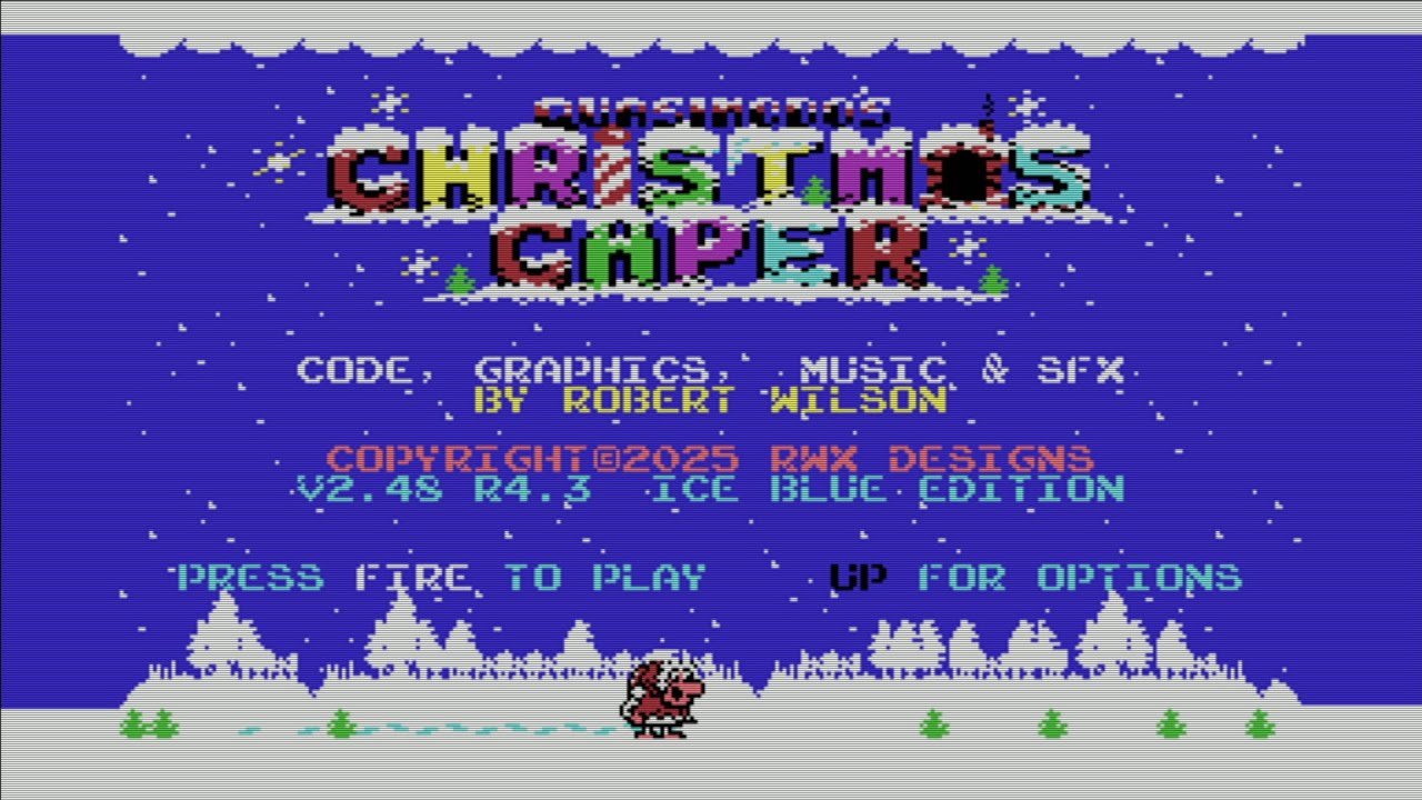 C64 Longplay: Quasimodo's Christmas Caper R4.3 - ICE Blue Edition (2025)