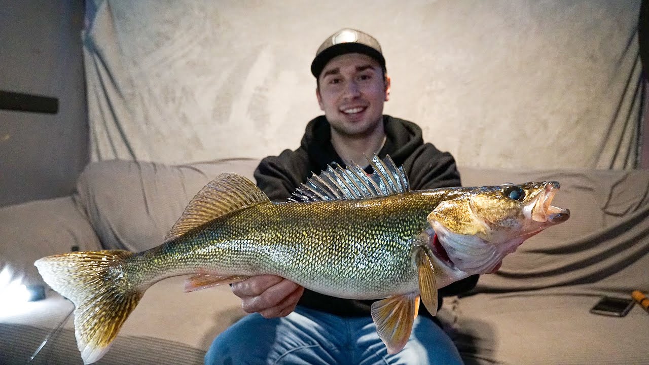 Ice Fishing BIG South Dakota WALLEYES!