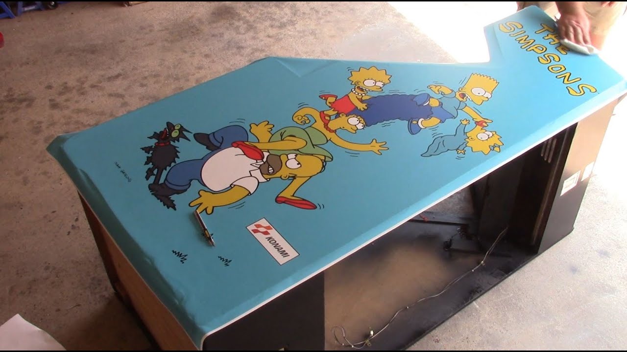 The Simpsons Arcade Machine Restoration - Part 4 - Cabinet Work Complete