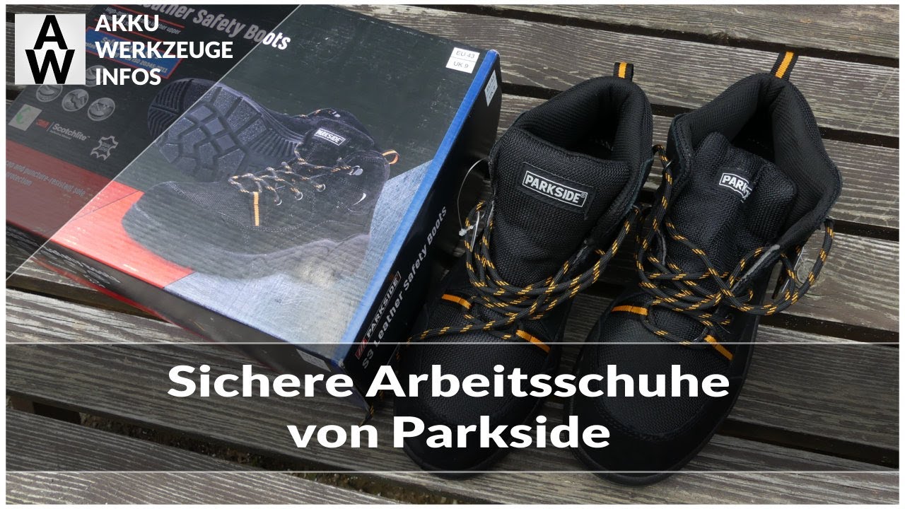 Sichere Arbeitsschuhe von Parkside