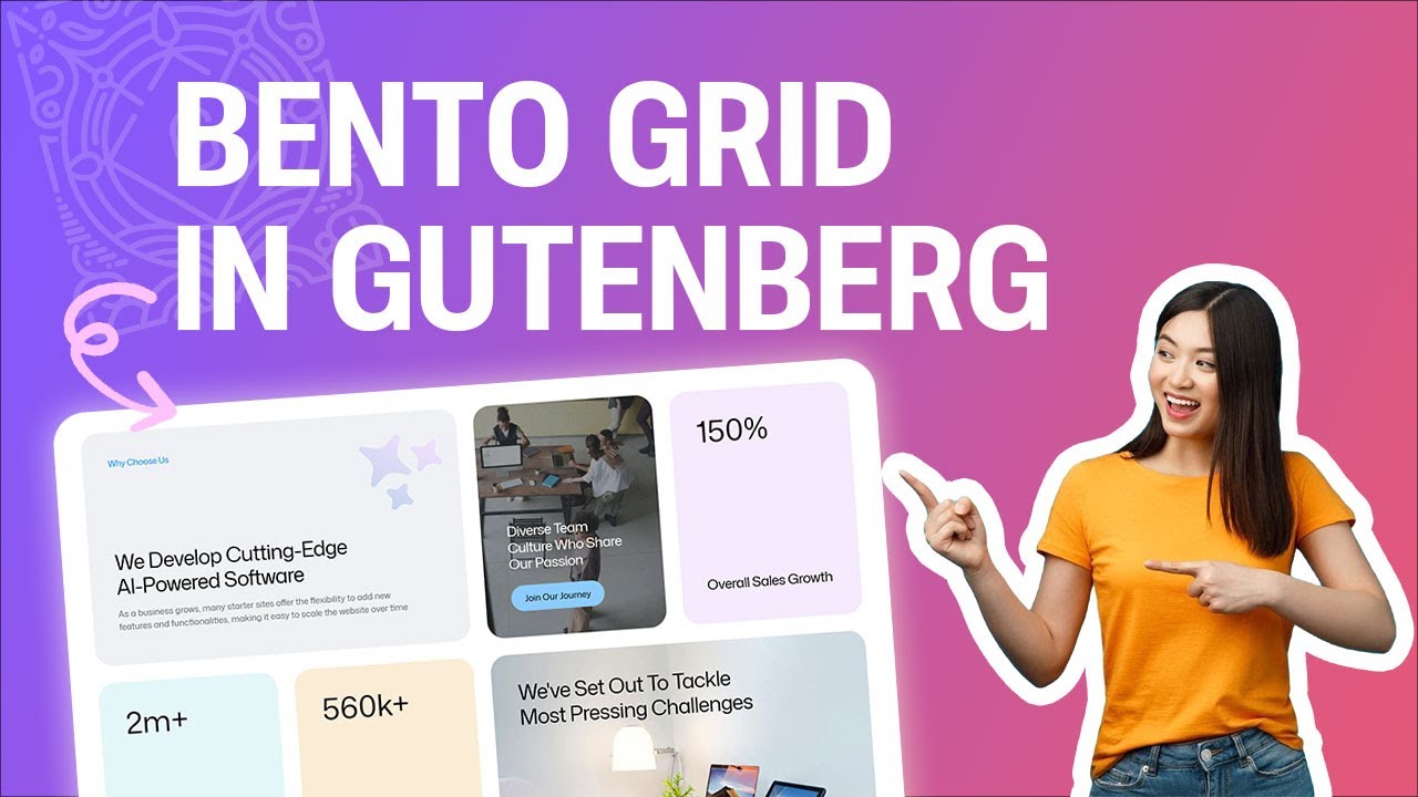 How to make a bento grid in Gutenberg - 2024 trend