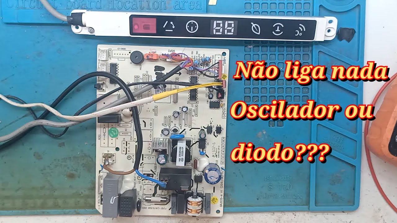 Ar condicionado Split Electrolux Ti07f, placa GRJ535 não liga nada