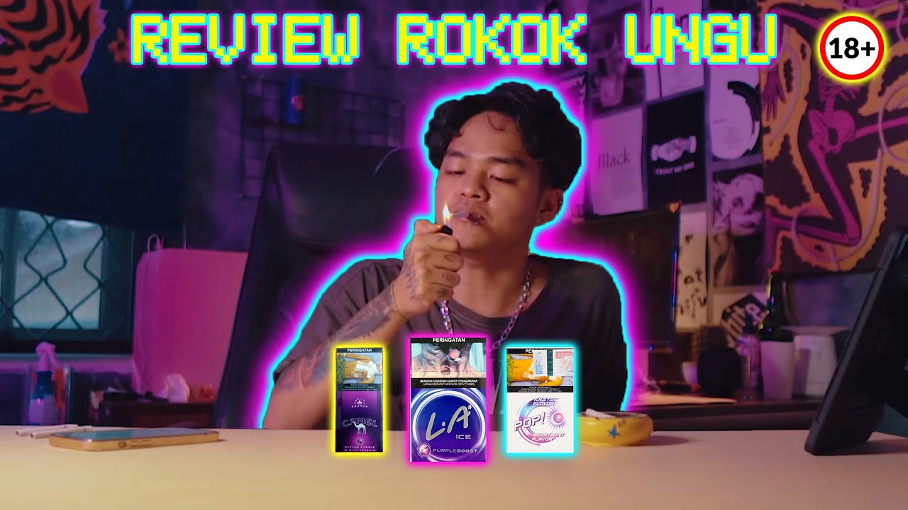 UNBOXING ROKOK SERBA UNGU!!