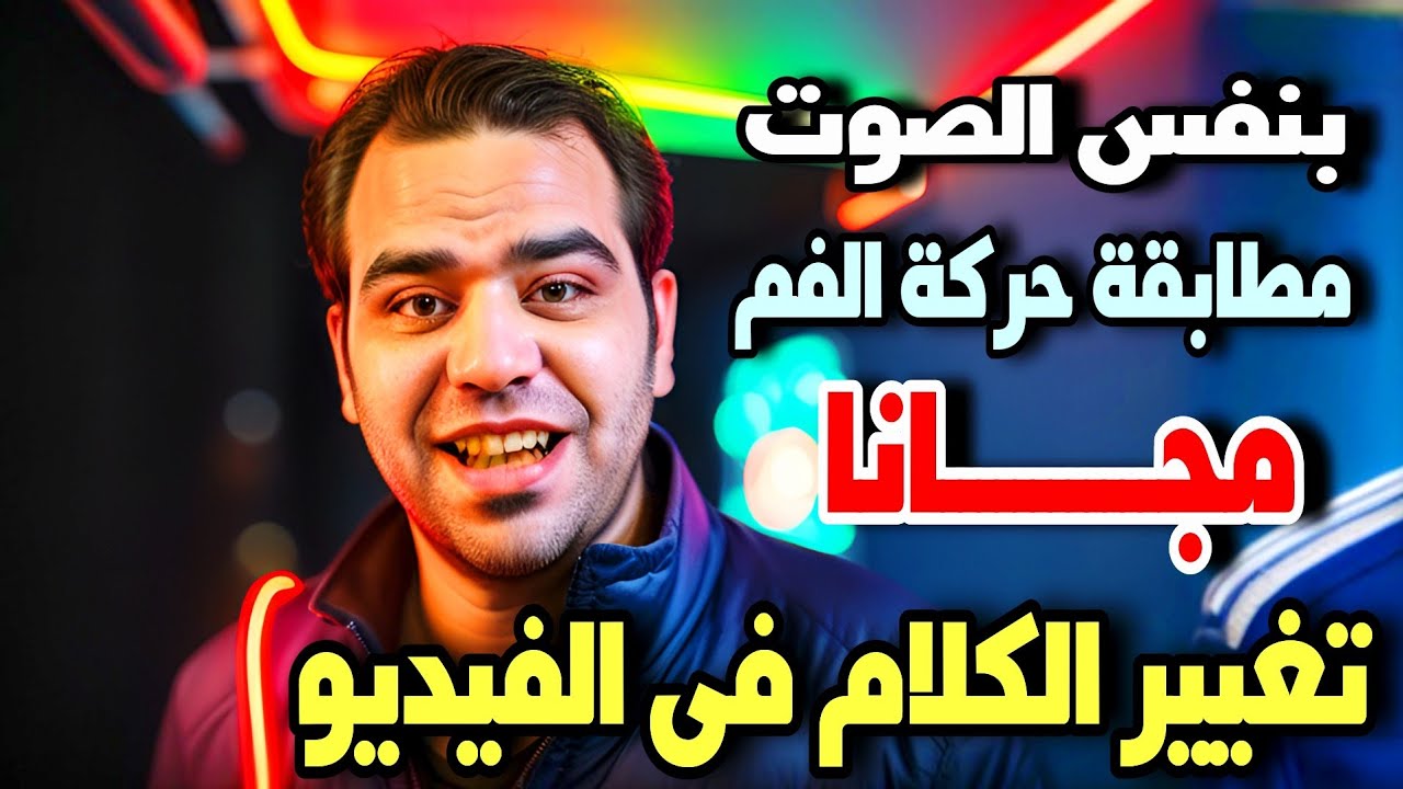 تغيير الكلام في الفيديو بالذكاء الاصطناعي مجانا بنفس الصوت ومطابقة حركة الفم | دبلجة الفيديو