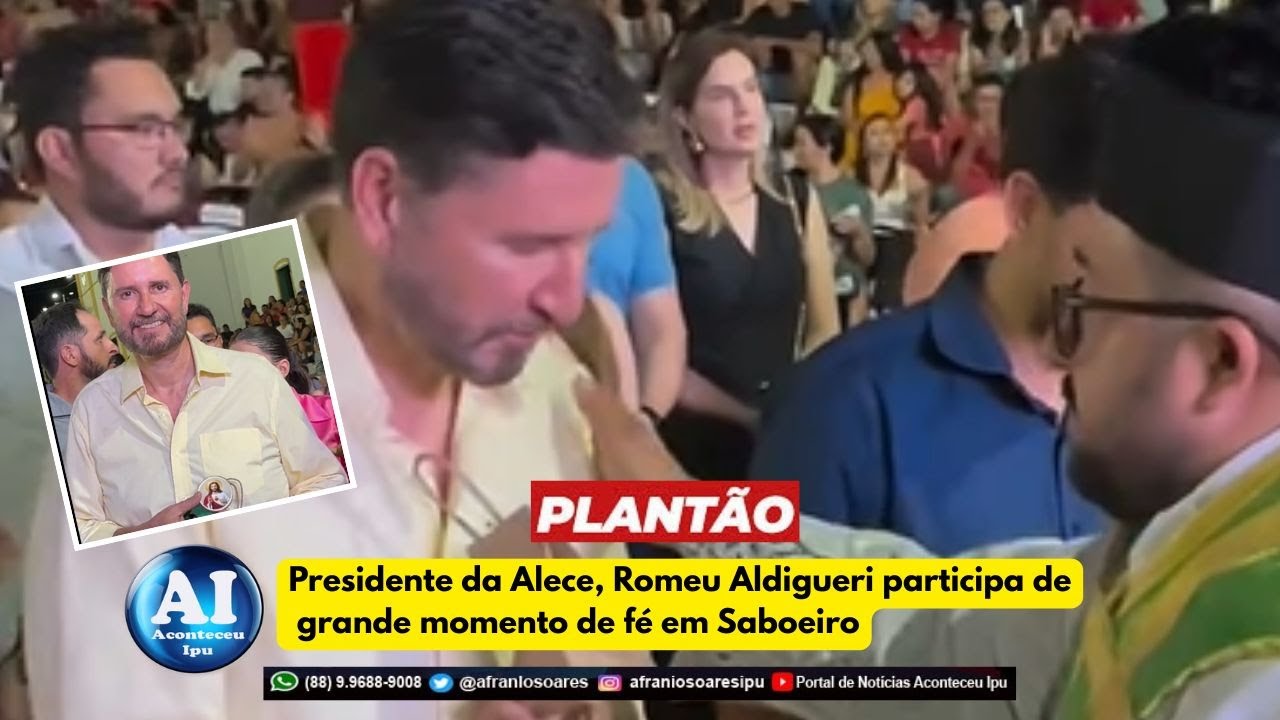 Romeu Aldigueri prestigia os Festejos de Nossa Senhora da Purificação em Saboeiro