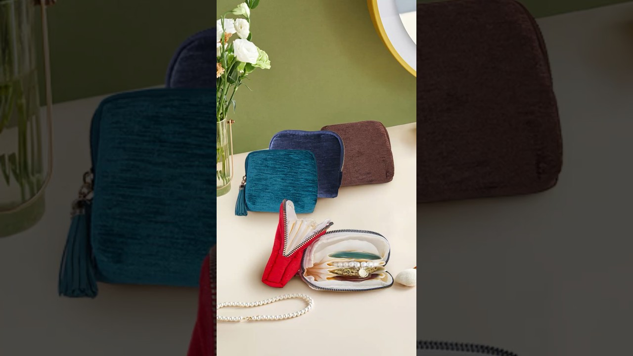 💎 Elegant Travel Jewelry Storage Bag with Tassel ✈️ Chic & Practical Jewelry Organizer.#neatbond