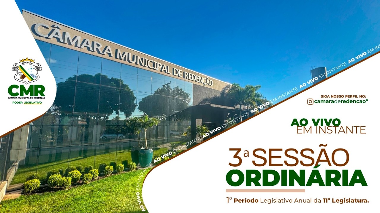 3ª Sessão Ordinária do 1º Período Legislativo da 2ª Sessão Anual da 11ª Legislatura