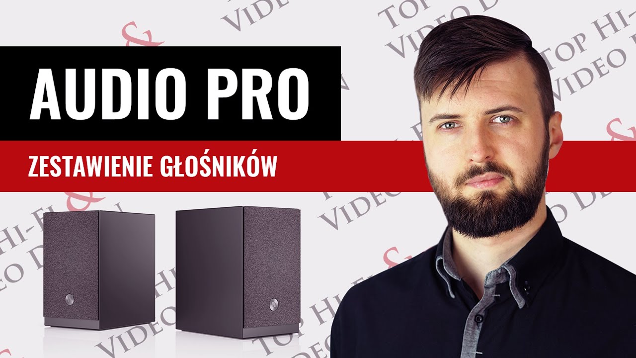 Zestawienie głośnik&oacute;w Audio Pro