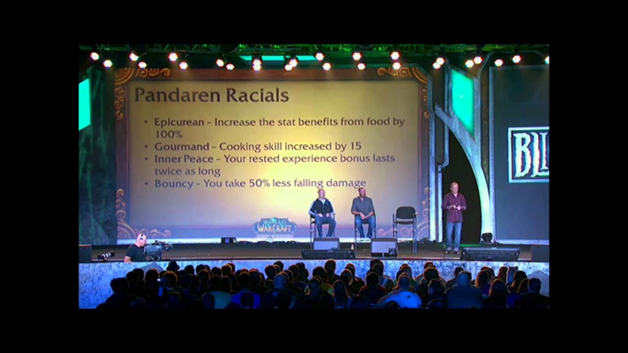 BlizzCon 2011 - World Of Warcraft: Mists of Pandaria Preview Panel (Full)