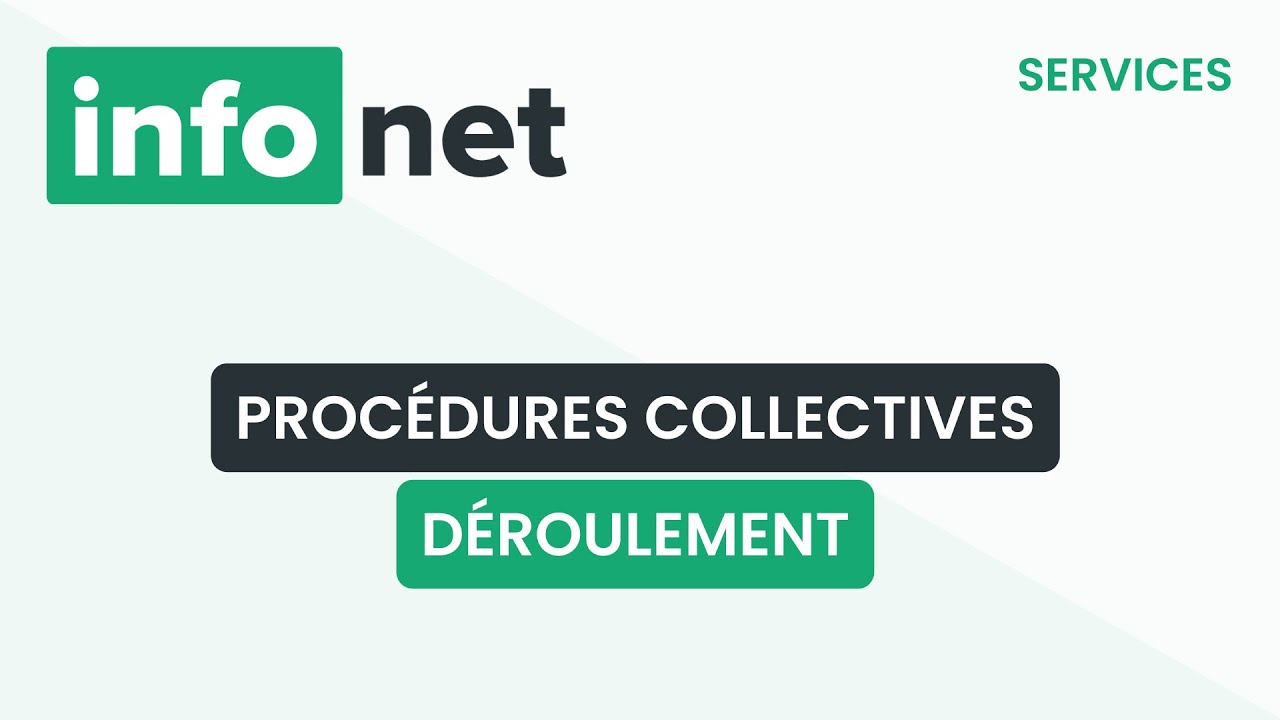 Comment se d&eacute;roule une proc&eacute;dure collective ? (d&eacute;finition, aide, lexique, tuto, explication)