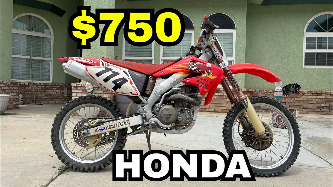 $750 HONDA CRF450R BARN FIND. WILL IT RUN?