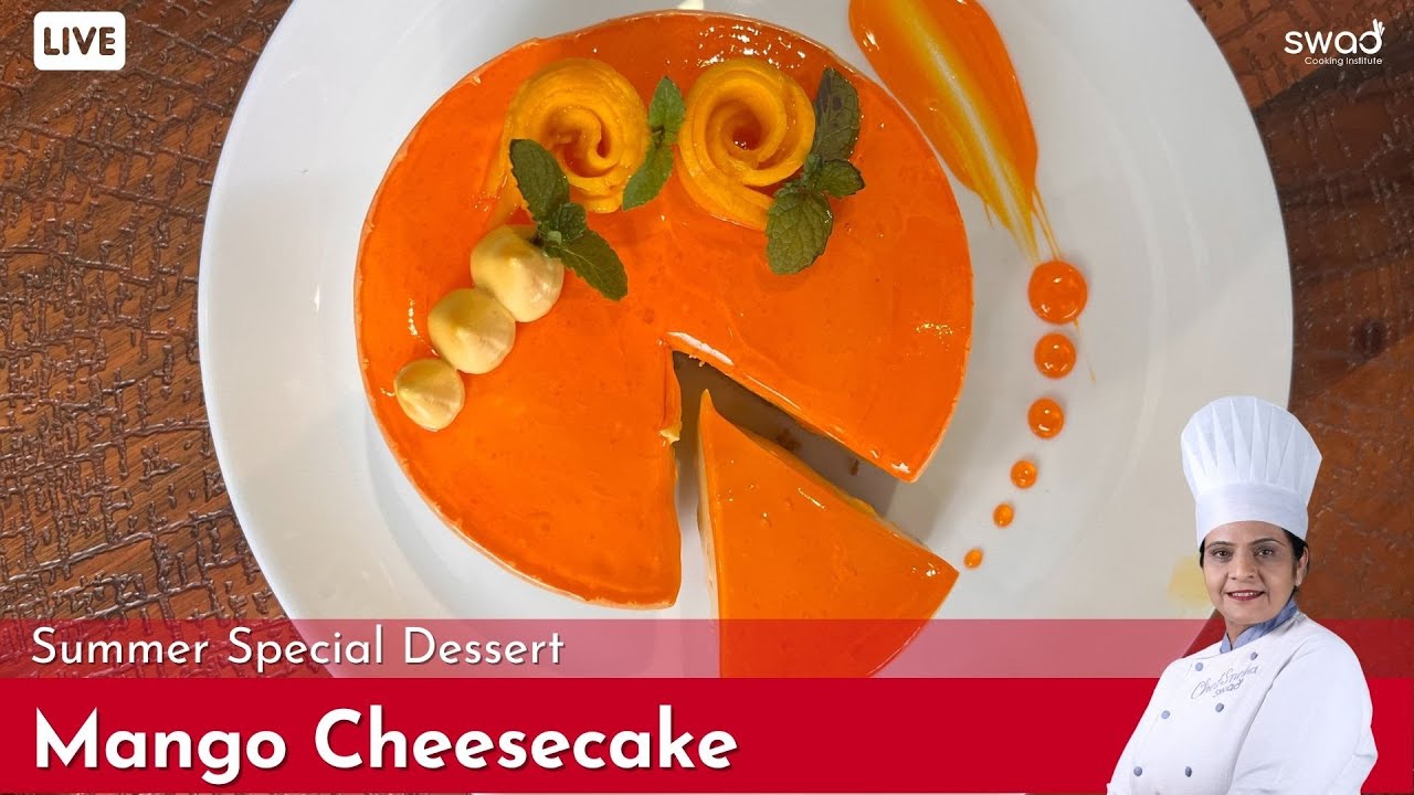 How to make No bake mango cheesecake at home | Summer Season Recipe | Mango Cake Recipe