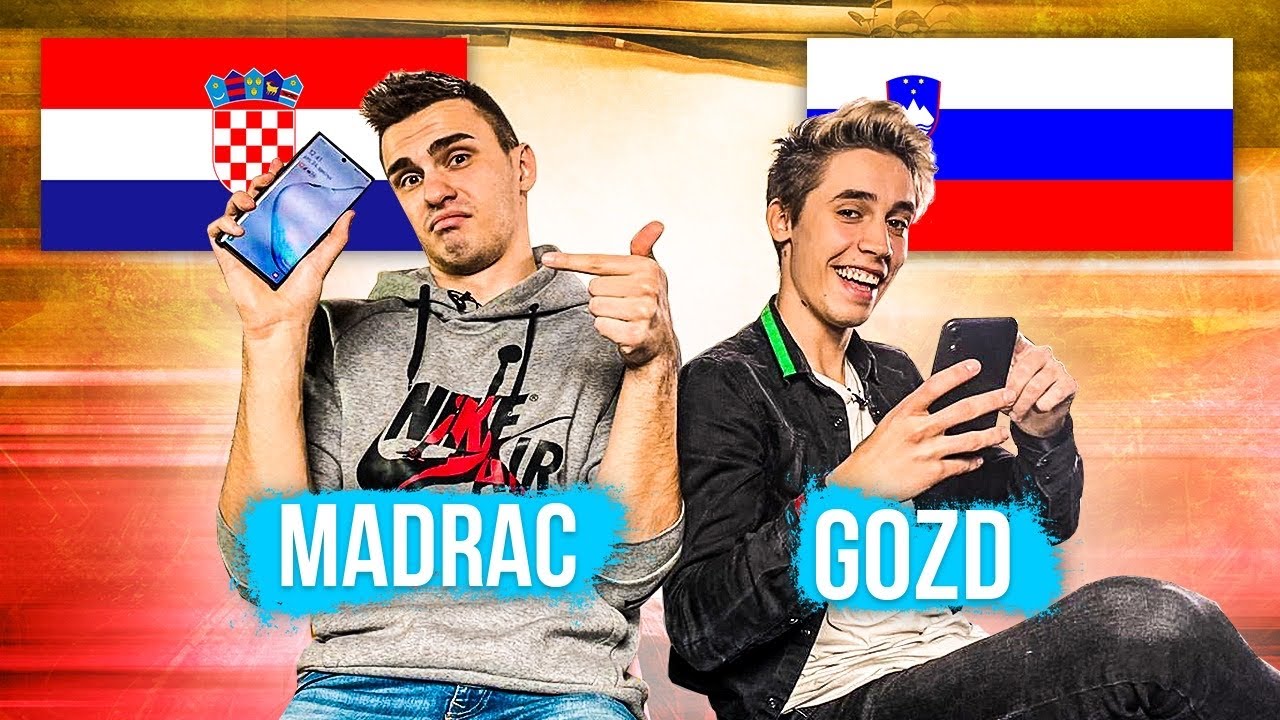 LANGUAGE CHALLENGE #3 🇸🇮 🇭🇷 | Kdor ugane več besed, zmaga! | Anej & Svenky