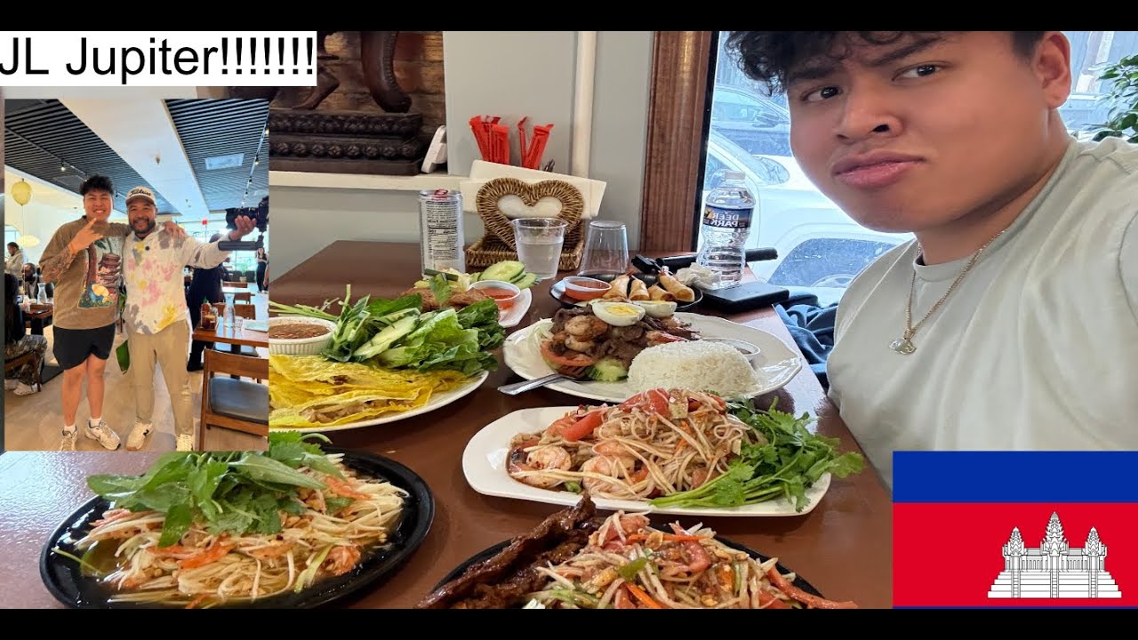 Cambodian Food At Yummiee Cafe in South Philly. JL JUPITER GAVE ME A SHOUTOUT - KingJMeals eps. 6