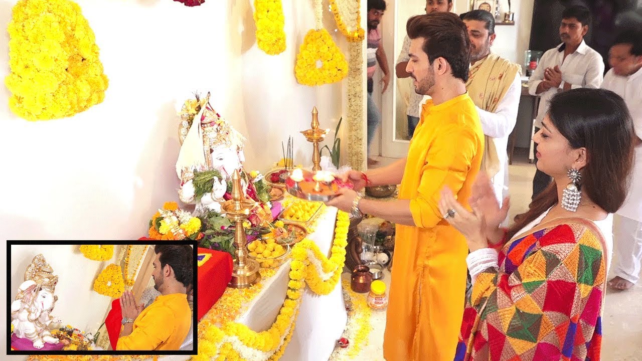 Arjun Bijlani Along With Wife Celebrates Ganesh Chaturthi At Home | Inside Video | UNCUT