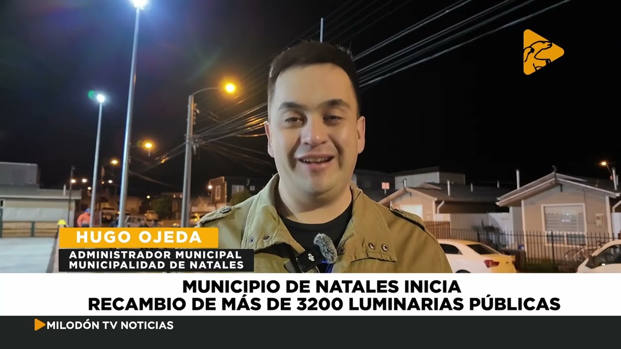 Natales se ilumina: Municipio inicia recambio de más de 3.000 luminarias para mejorar la seguridad
