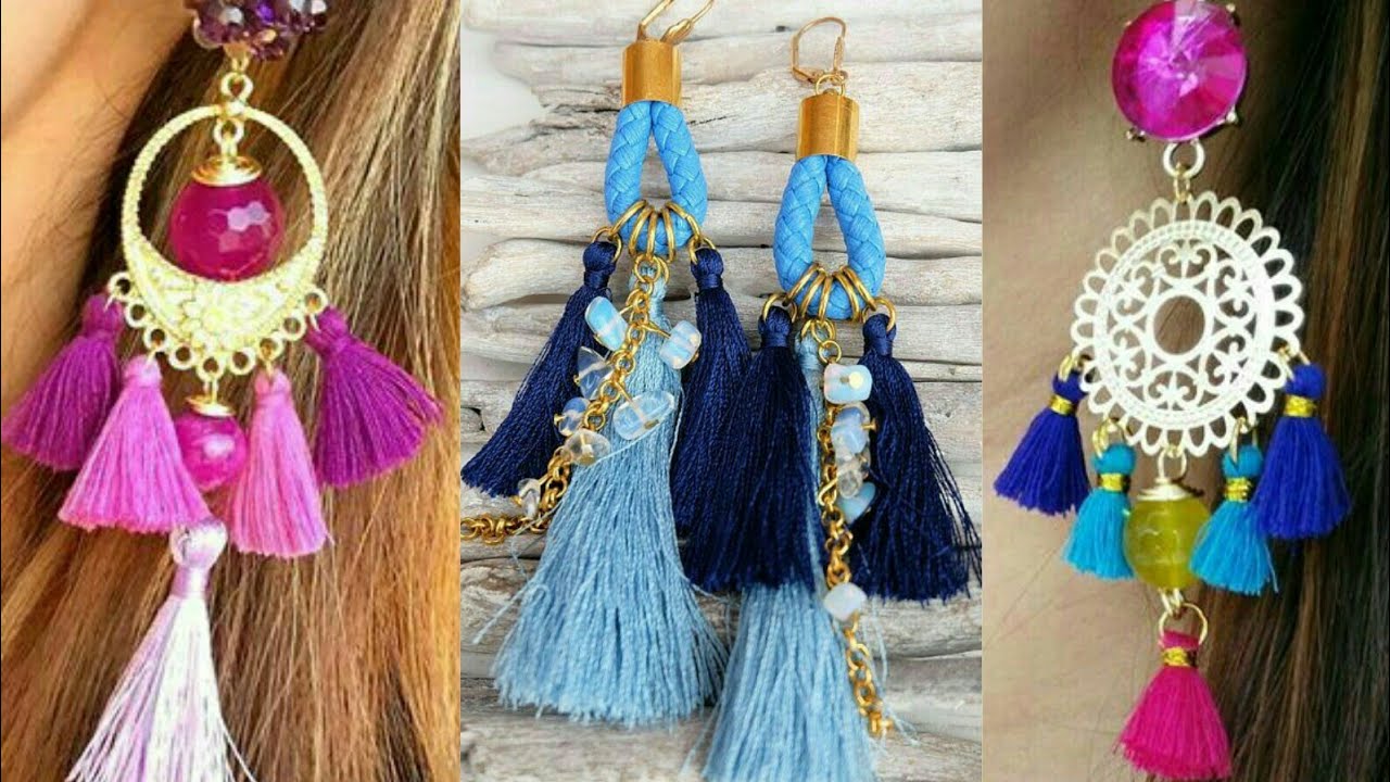DIY Tassel Earrings Collections | Cutest Tassel Earrings Ever |