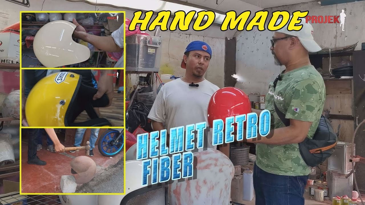 Abe Bayu Pembuat Custom Helmet Fiber | BELL, SHOEI & Custom | Keras GILA!!!