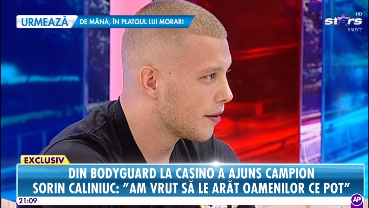 Din bodyguard la casino, Sorin Caliniuc a ajuns campion, după doar șase luni de antrenamente