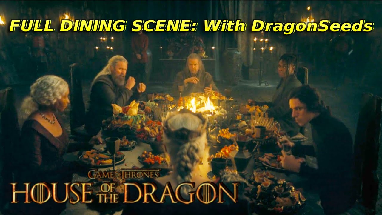 House of the Dragon | S02E08  Rhaenyra First Dinner With Hugh Hammer, Ulf White, and Addam of Hull
