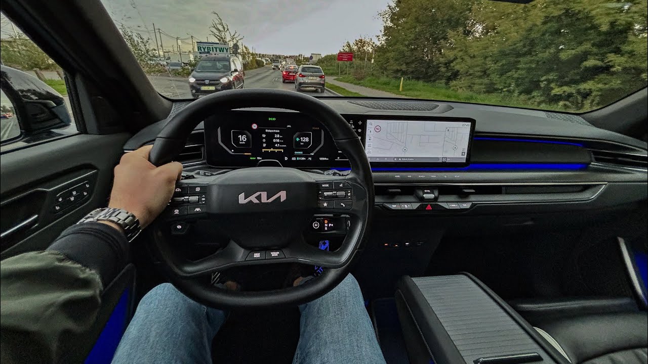 2024 KIA EV9 [385 HP AWD] | Test Drive #191 POV Driver. TV