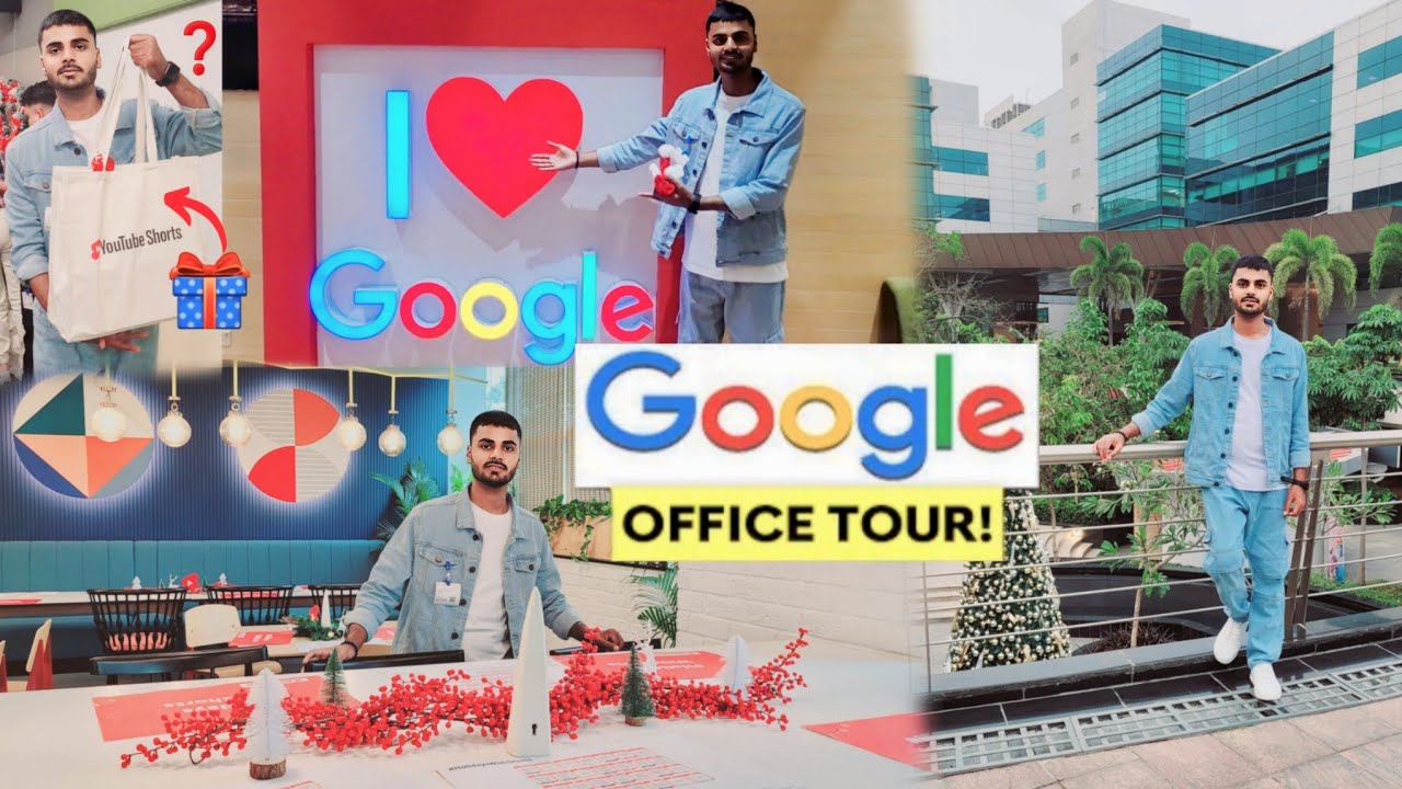 😍Google Bangalore Office tour from inside/Unboxing Gift🎁 from @AnandArtandCraftStudio