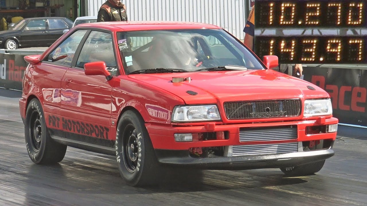 1000HP+ FRT Motorsport Audi S2 at Santa Pod Raceway