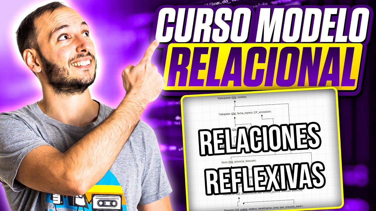 Transformar RELACIONES REFLEXIVAS de MER a MR | Curso modelo relacional #6