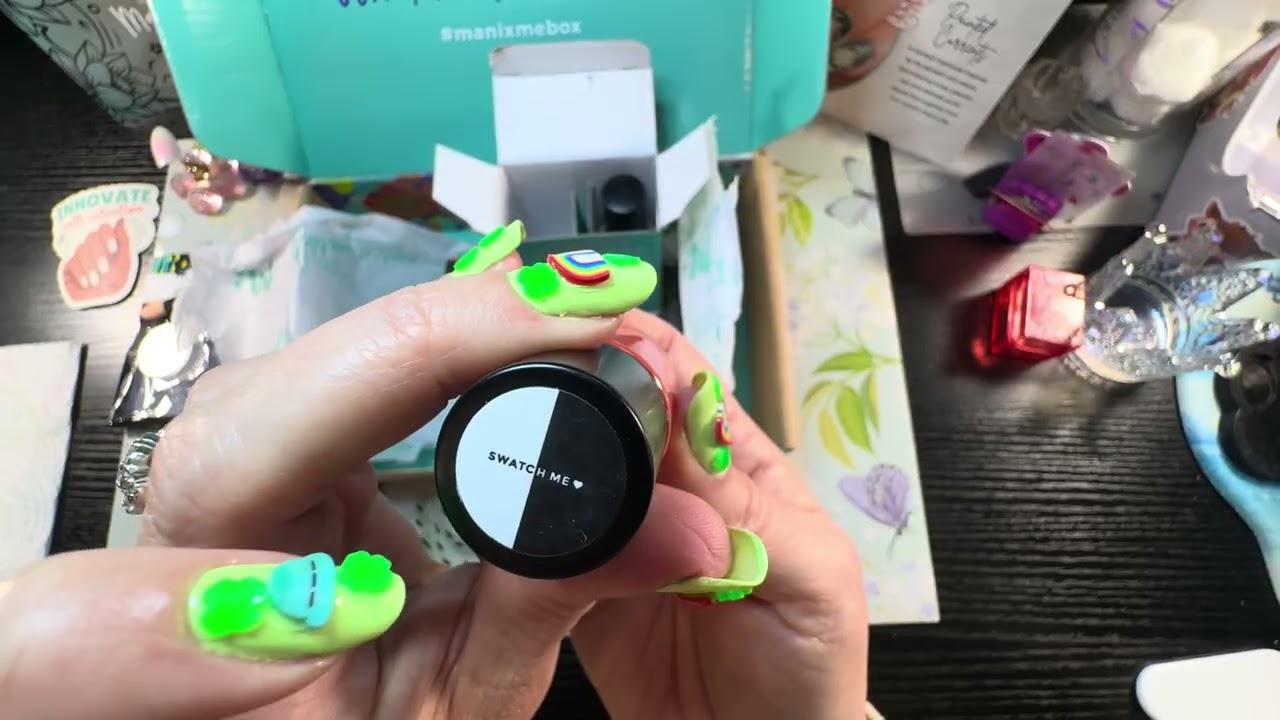 Unboxing 📦 my March ‘Enchanted Waters’ 🐸🦢🪷ManixMe Maniology Box! #manixme 