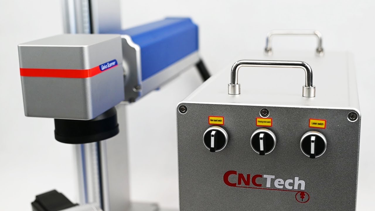 Znakowarka laserowa Fiber - Graweruje nawet w kolorze | Wypala kształty w mgnieniu oka