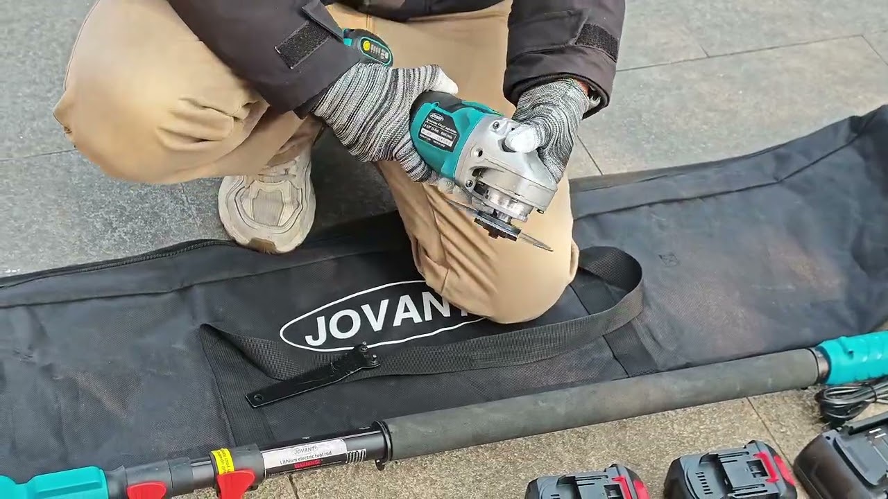 Power pole angle grinder JOVANT INVENTION Far away the noise and dust  Http://bit.ly/4bPM7QK