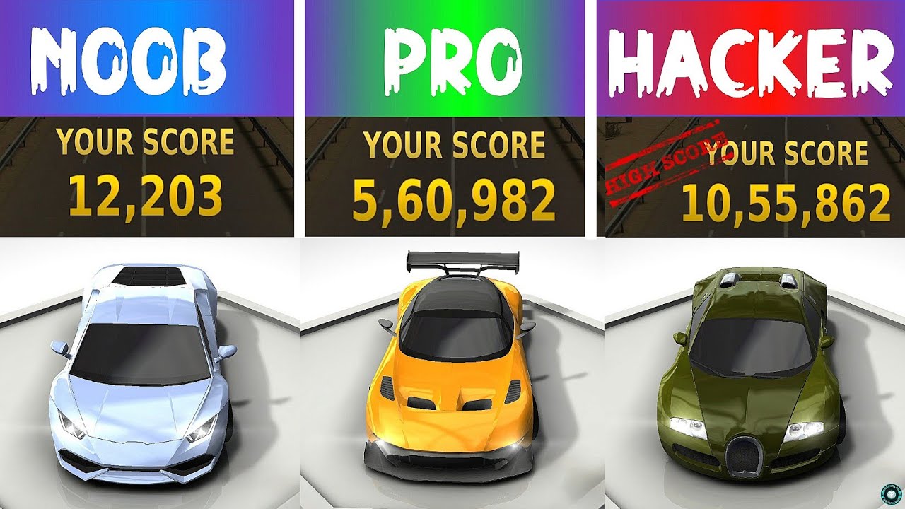 Traffic Racer - NOOB vs PRO vs HACKER | Part 2 | Noob To Pro Journey || Official Gameplay