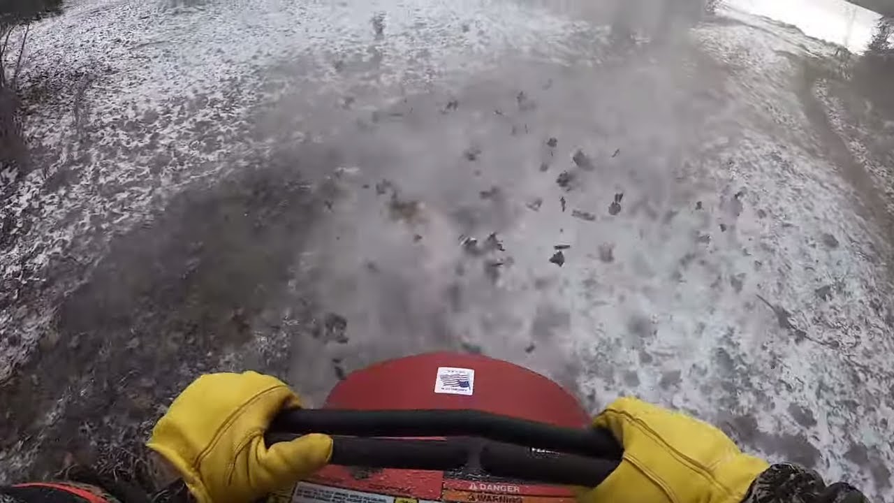 #351 FERRIS FB2000 Hurricane Commercial Debris Blower. Snow, Ice and Leaves. The Last Leaf Cleanup.