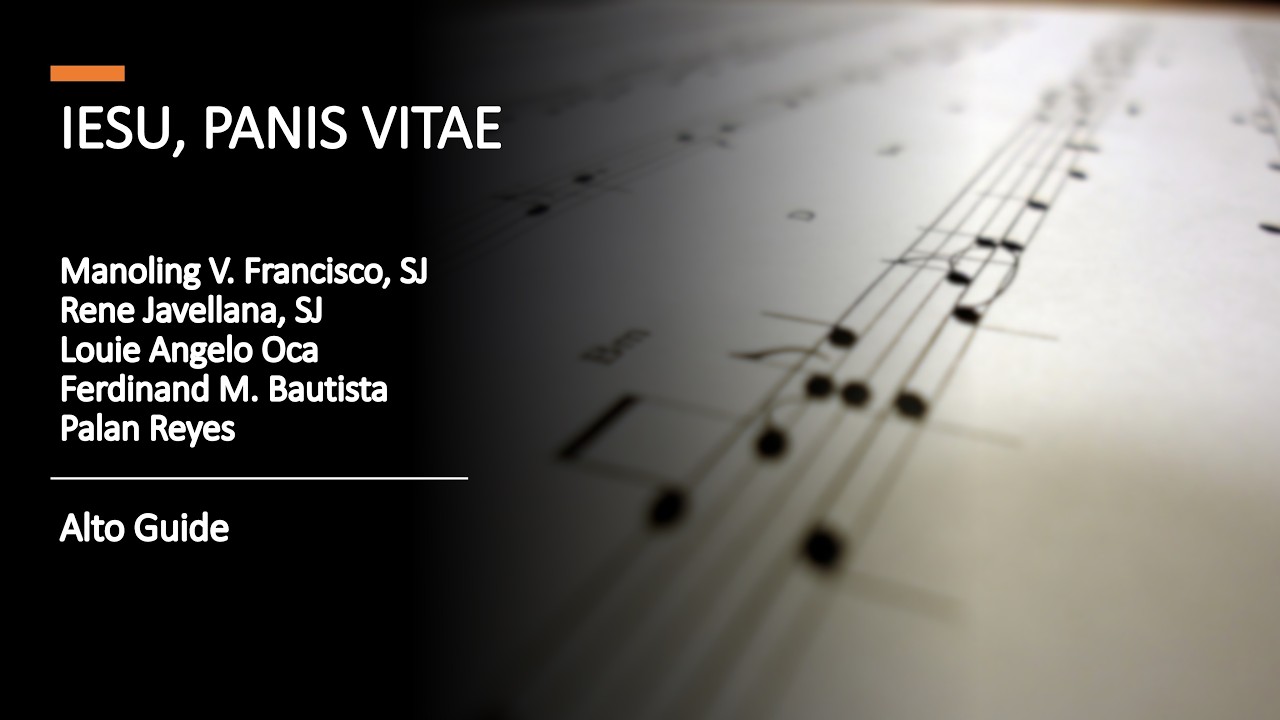 Iesu, Panis Vitae (ALTO)