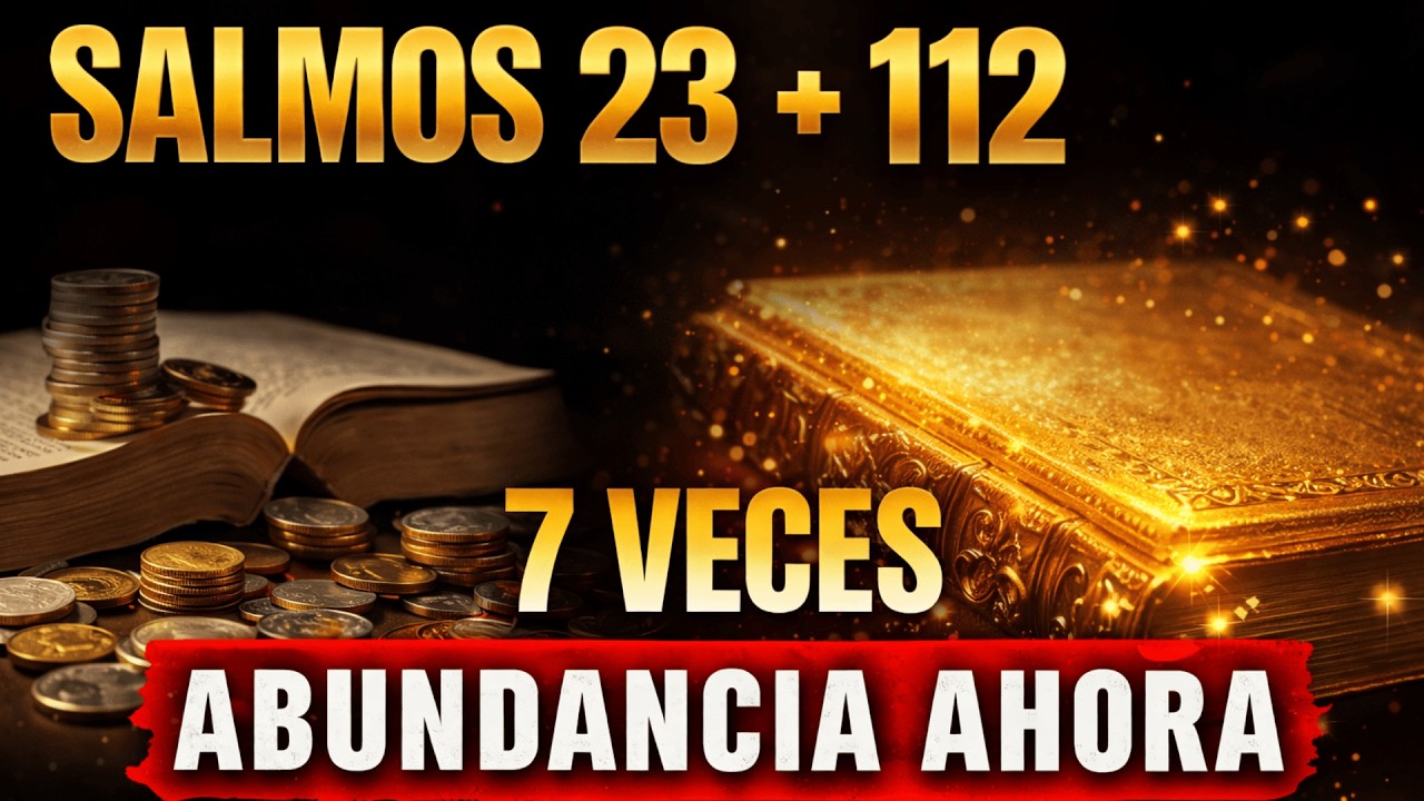 🔥 SALMO 23 + SALMO 112 - Rompe Escasez y Desata Abundancia Sobrenatural 💰