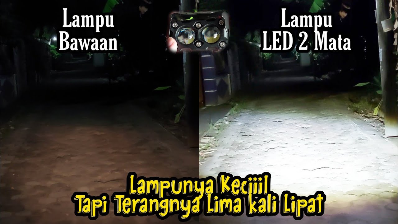 Lampu Laser Untuk Semua Motor Super Terang, Makin Berani Jalan Malam