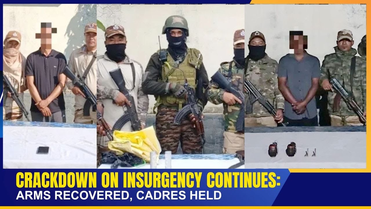 CRACKDOWN ON INSURGENCY CONTINUES ARMS RECOVERED, CADRES HELD | 29 OCT 2025