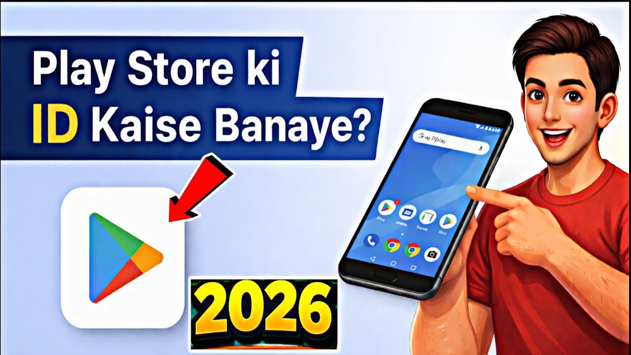 PLAY S.TORE ki id kaise banaye 2026 | How to Create Google Play Store Account Step-by-Step 