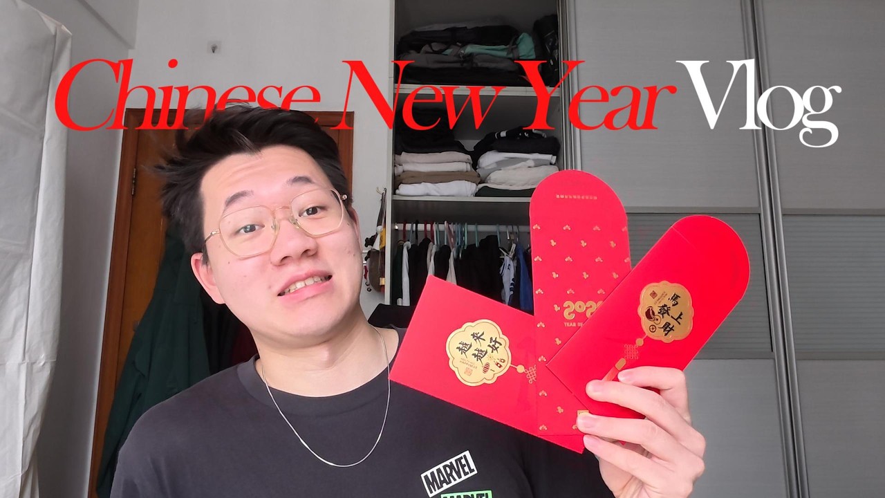 Chinese New Year Vlog ⭐ celebrating the festival, studying, and having a feast with family