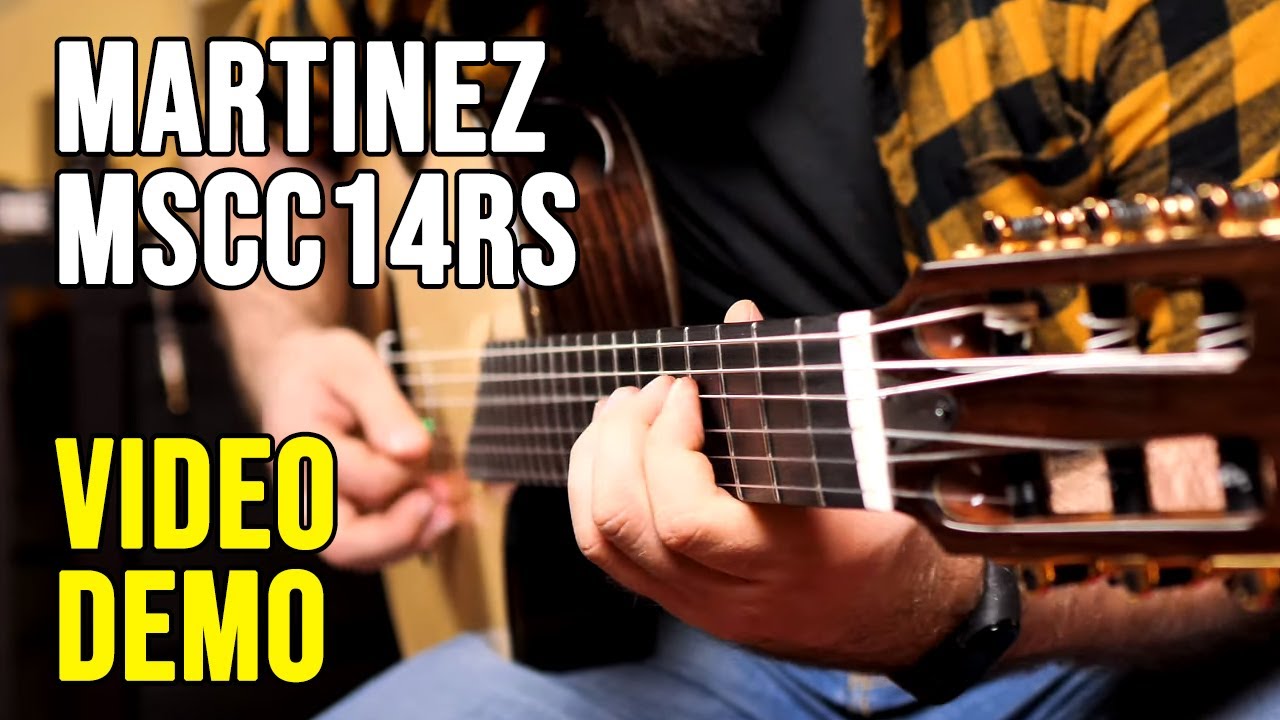 Martinez MSCC-14RS CE Classical Guitar Video Demo