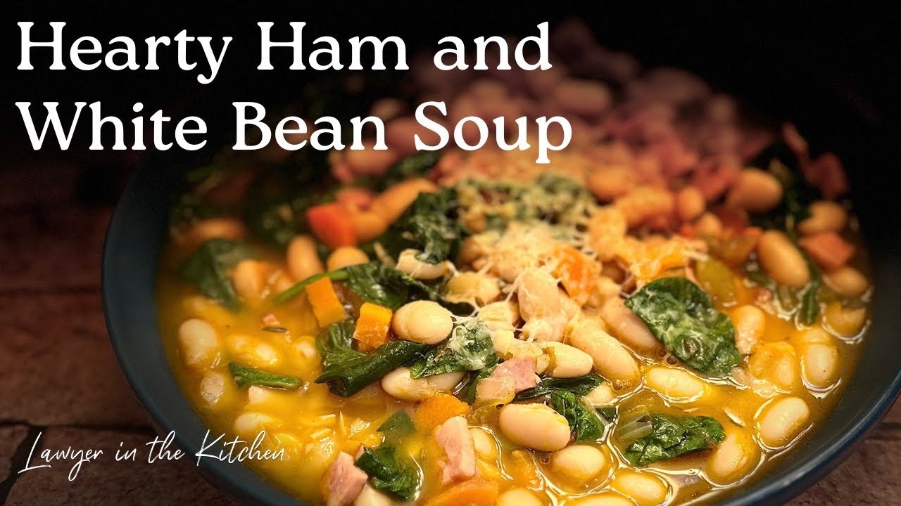 Hearty Ham and White Bean Soup