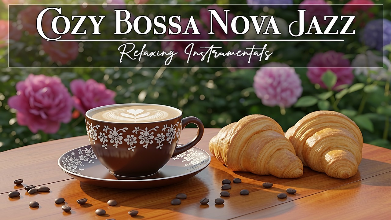 Cozy Bossa Nova Jazz ☕ Perfect Coffee Shop Vibes & Relaxing Instrumentals for Focus