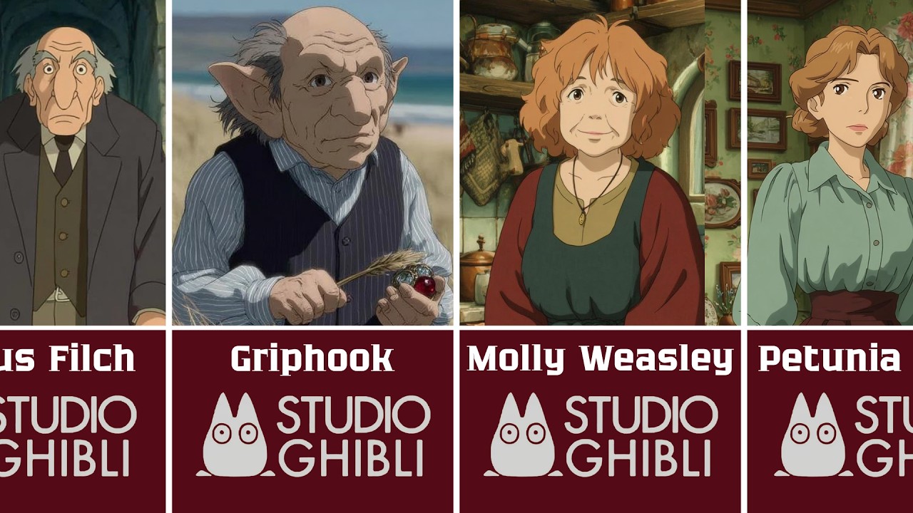 Harry Potter&Studio Ghibli | Magical Anime Transformations | Part 2 | ToonsShift