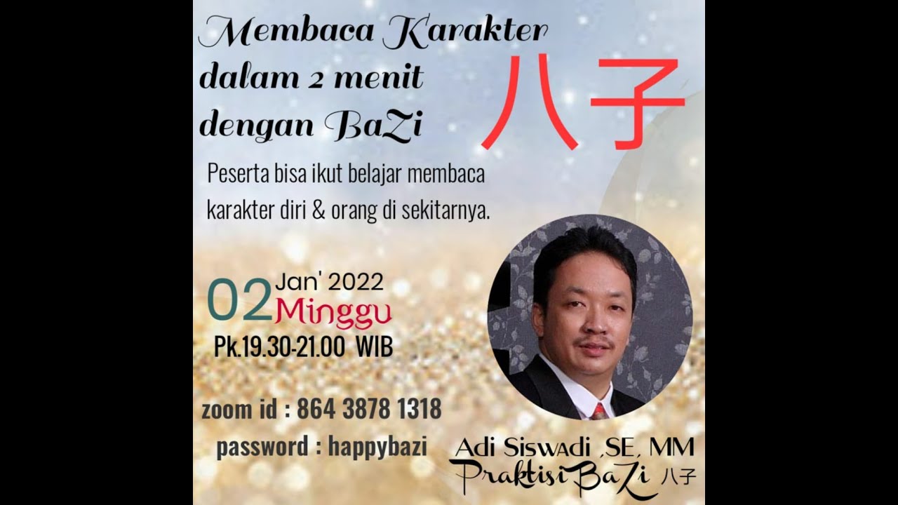 Membaca karakter dalam 2 menit dengan BaZi