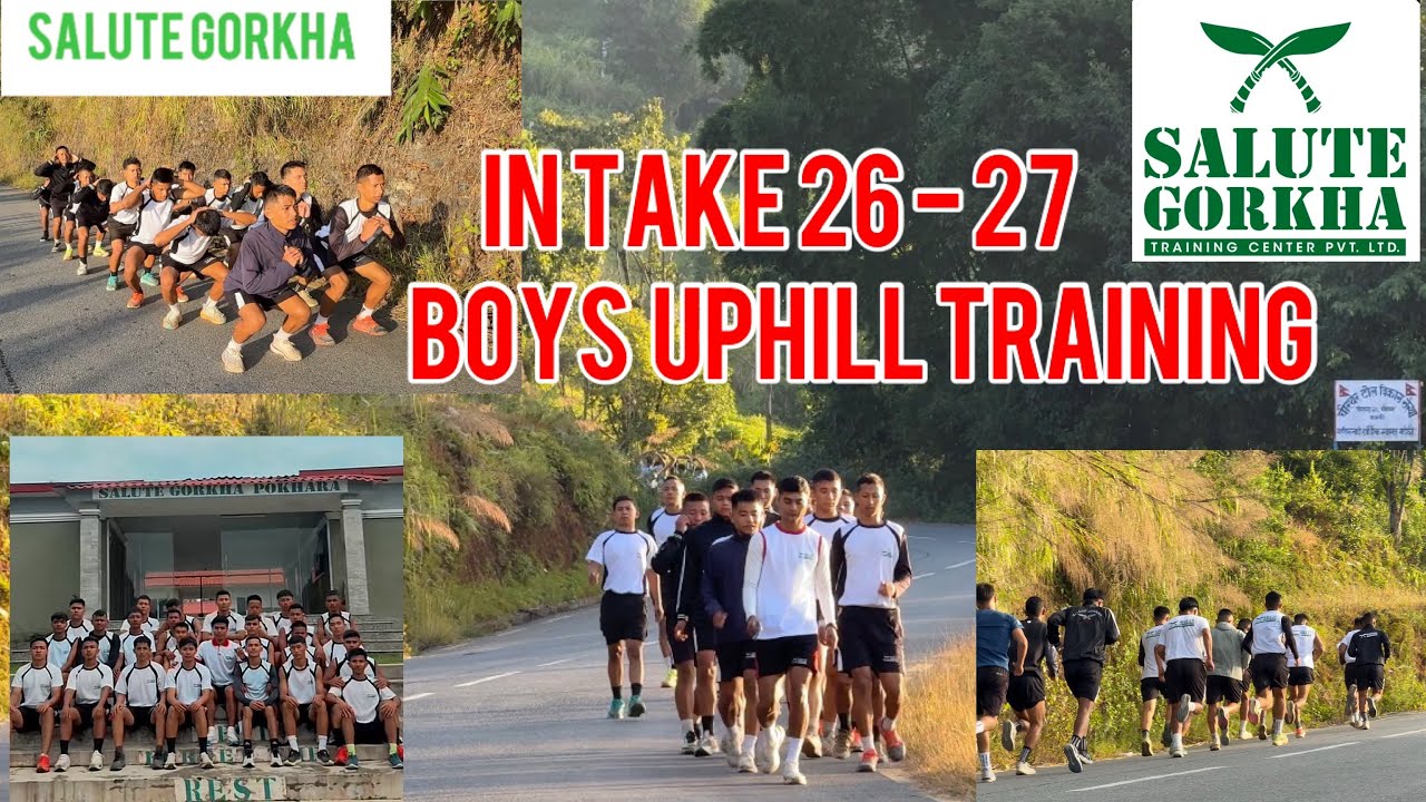 Uphill training for BA & GC boys intake 26/27