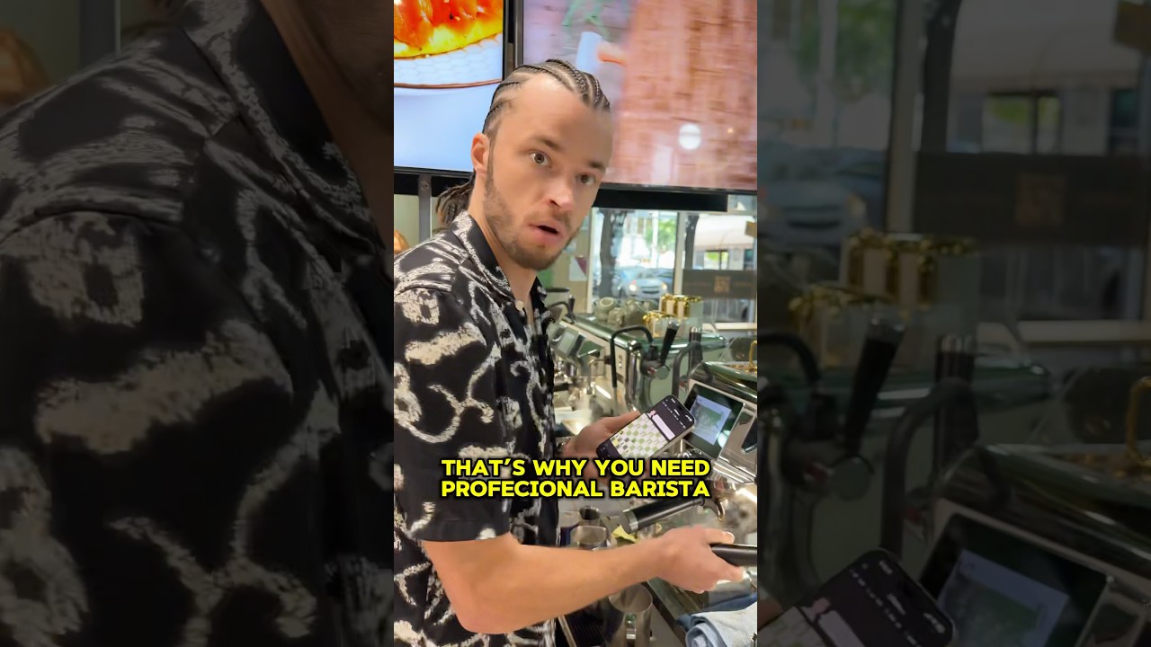 Have you met barista like that? 😂 #founderproblems #rolex #miamiparty #luxurylifestyle #miamilife