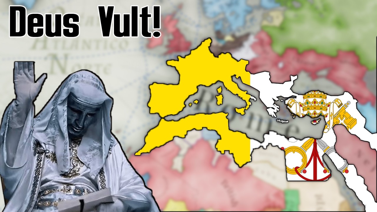 Vamos Reconquistar a Terra Sagrada e o Império - Victoria 3 - Estados Papais