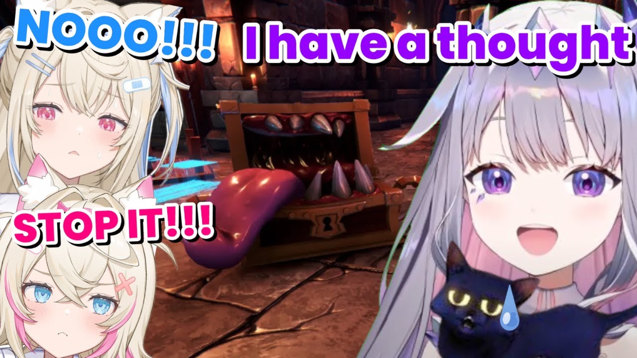 FuwaMoco unable to stop Biboo's intrusive thought [Hololive/FuwaMoco/Advent]