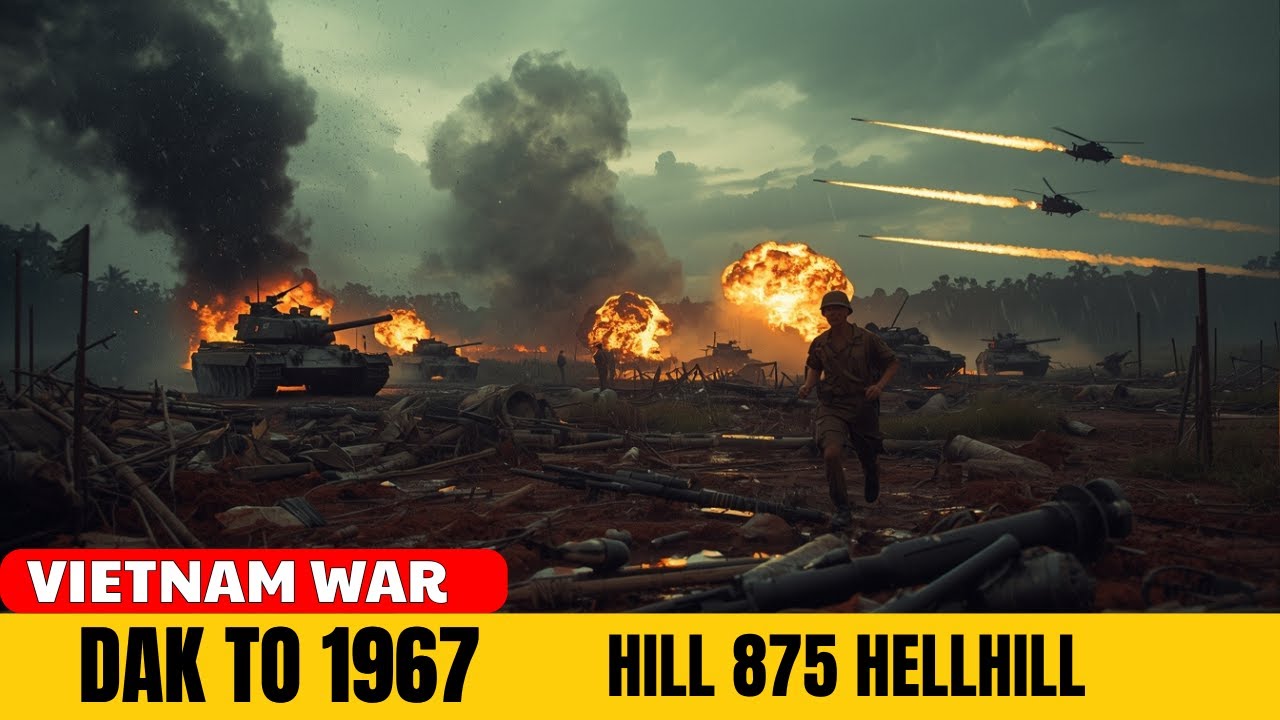 Battle of Dak To 1967 &ndash; Hill 875: The Bloody Test of the 173rd Airborne | Vietnam War Footage